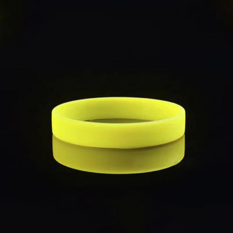 Wholesale 12Colors 1Pc Women Men Silicone Rubber Wristband Flexible Wrist Band Cuff Bracelet Sports Jogger Running Casual Bangle